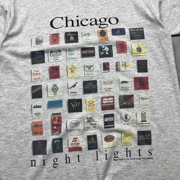 Chicago Night Lights Tee (90s)